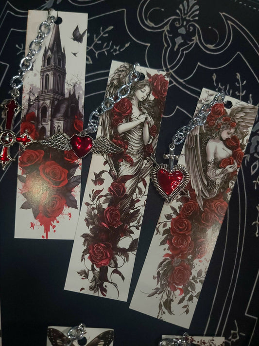Dark Romance with Gothic Charm Bookmark Books - Gothic & Alternative Gift - Haunted