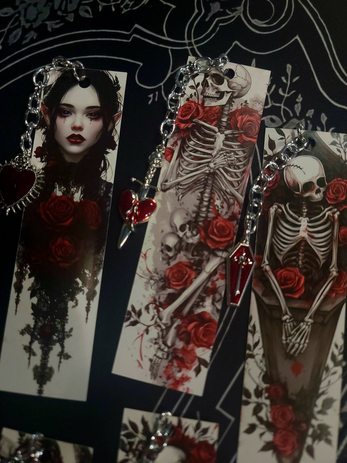 Dark Romance with Gothic Charm Bookmark Books - Gothic & Alternative Gift - Haunted