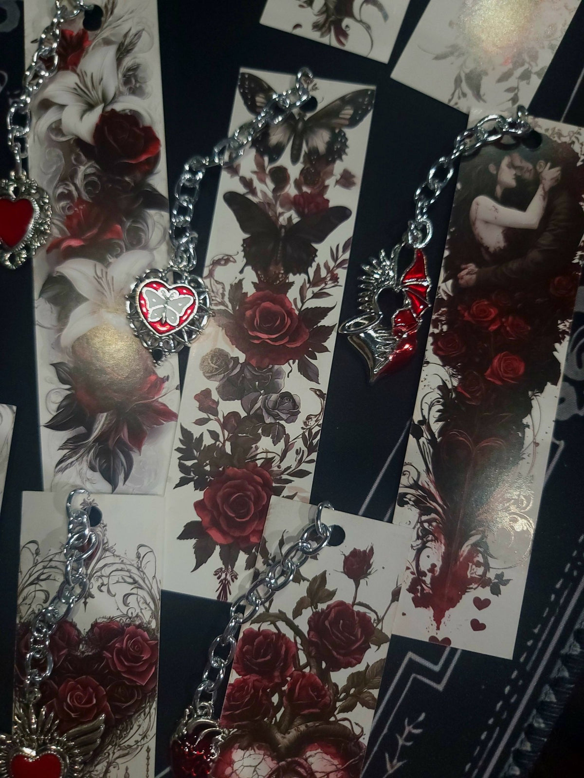 Dark Romance with Gothic Charm Bookmark Books - Gothic & Alternative Gift - Haunted