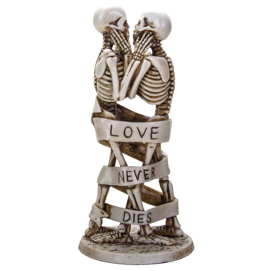 Day of the Dead Love Never Dies Skeleton Couple Home Decor - Gothic & Alternative Gift - Haunted
