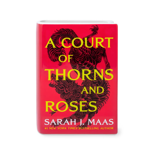 A Court of Thorns and Roses Large Book Shaped Vase