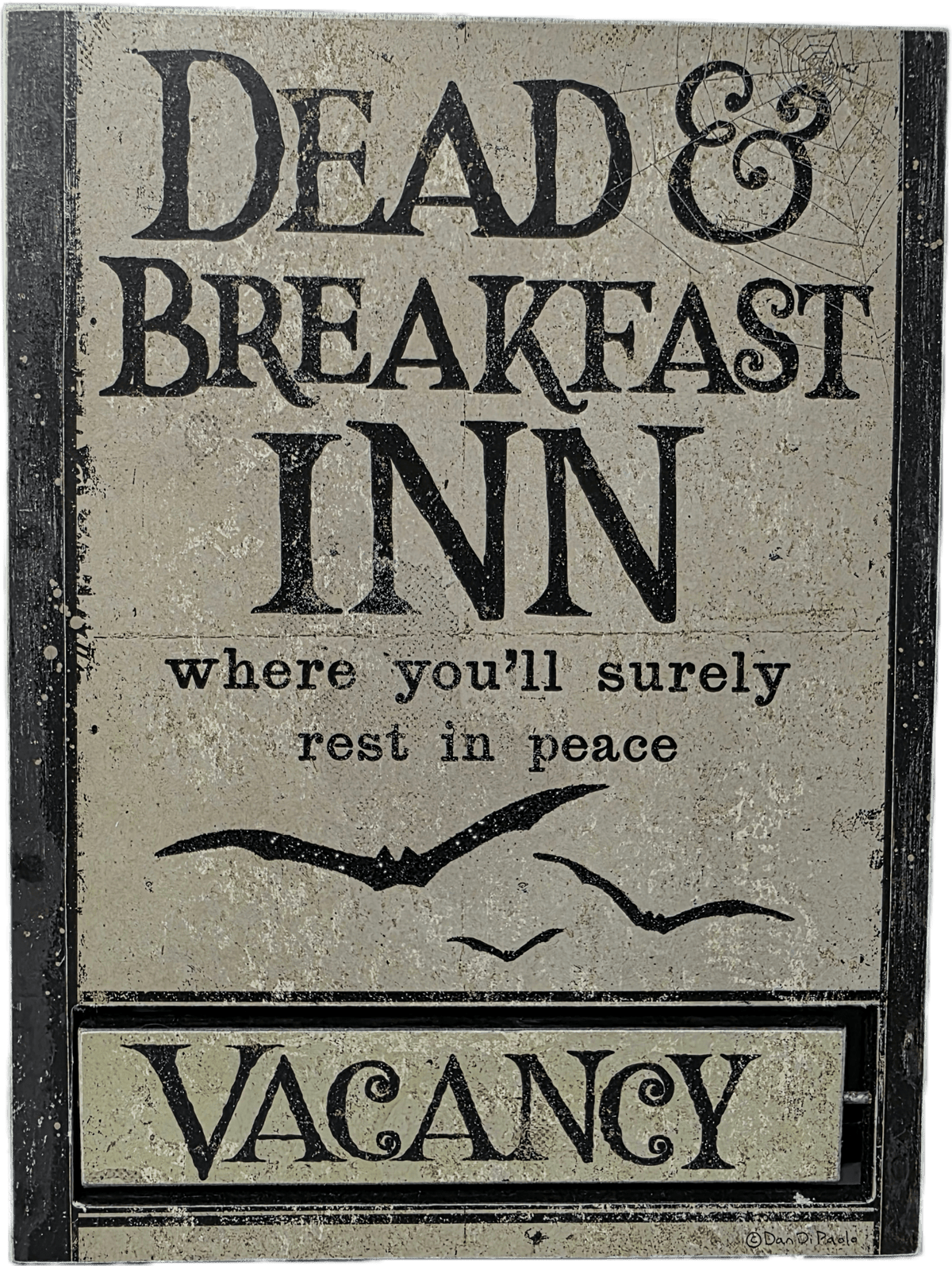 DEAD and Breakfast Vacancy/no Vacancy Wood Sign - Gothic & Alternative Gift - Haunted