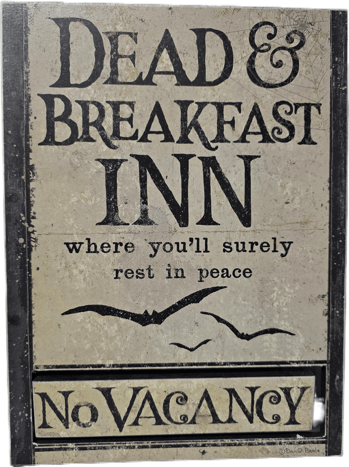 DEAD and Breakfast Vacancy/no Vacancy Wood Sign - Gothic & Alternative Gift - Haunted