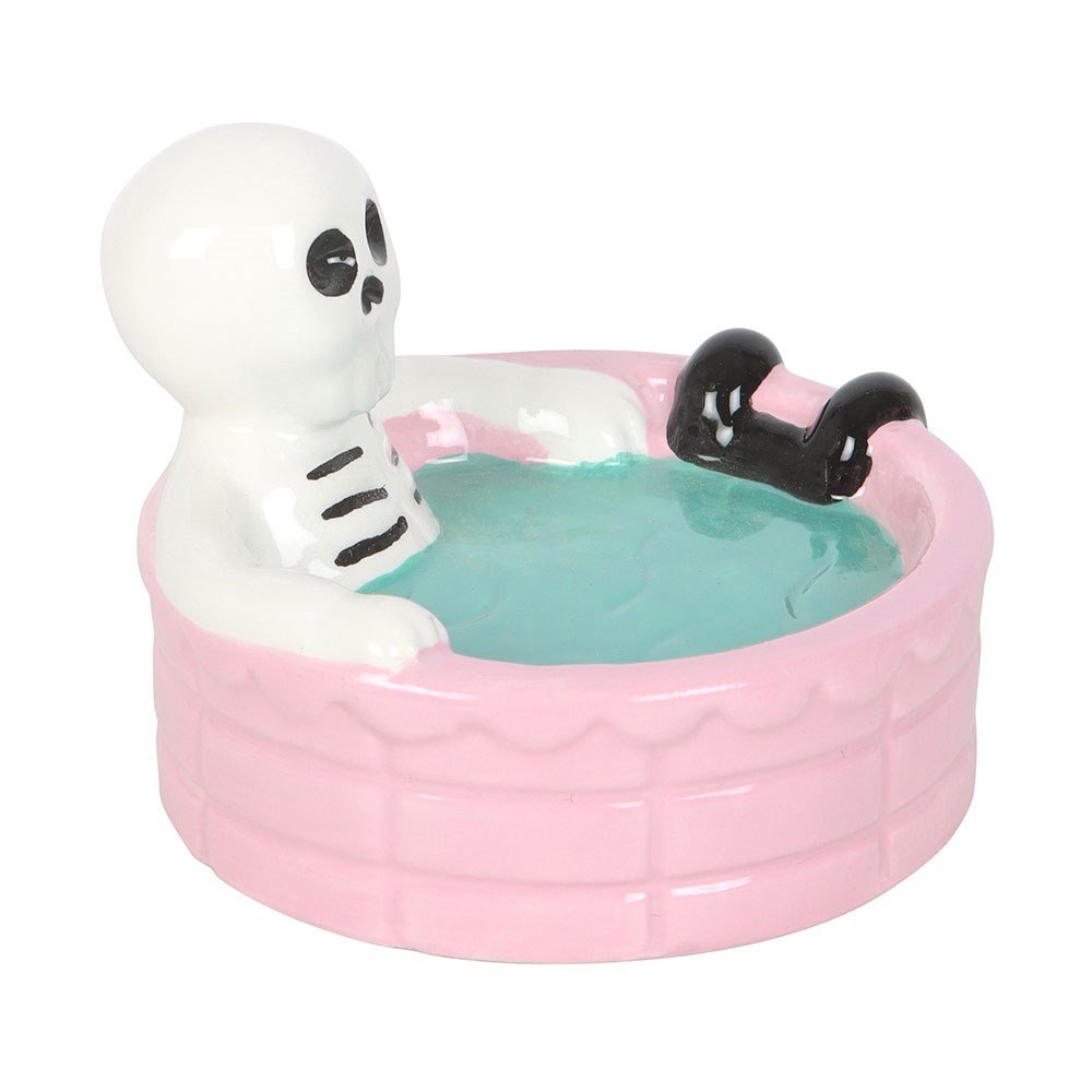 Dead Cool Skeleton Swimming Pool Trinket Dish Home Decor - Gothic & Alternative Gift - Haunted