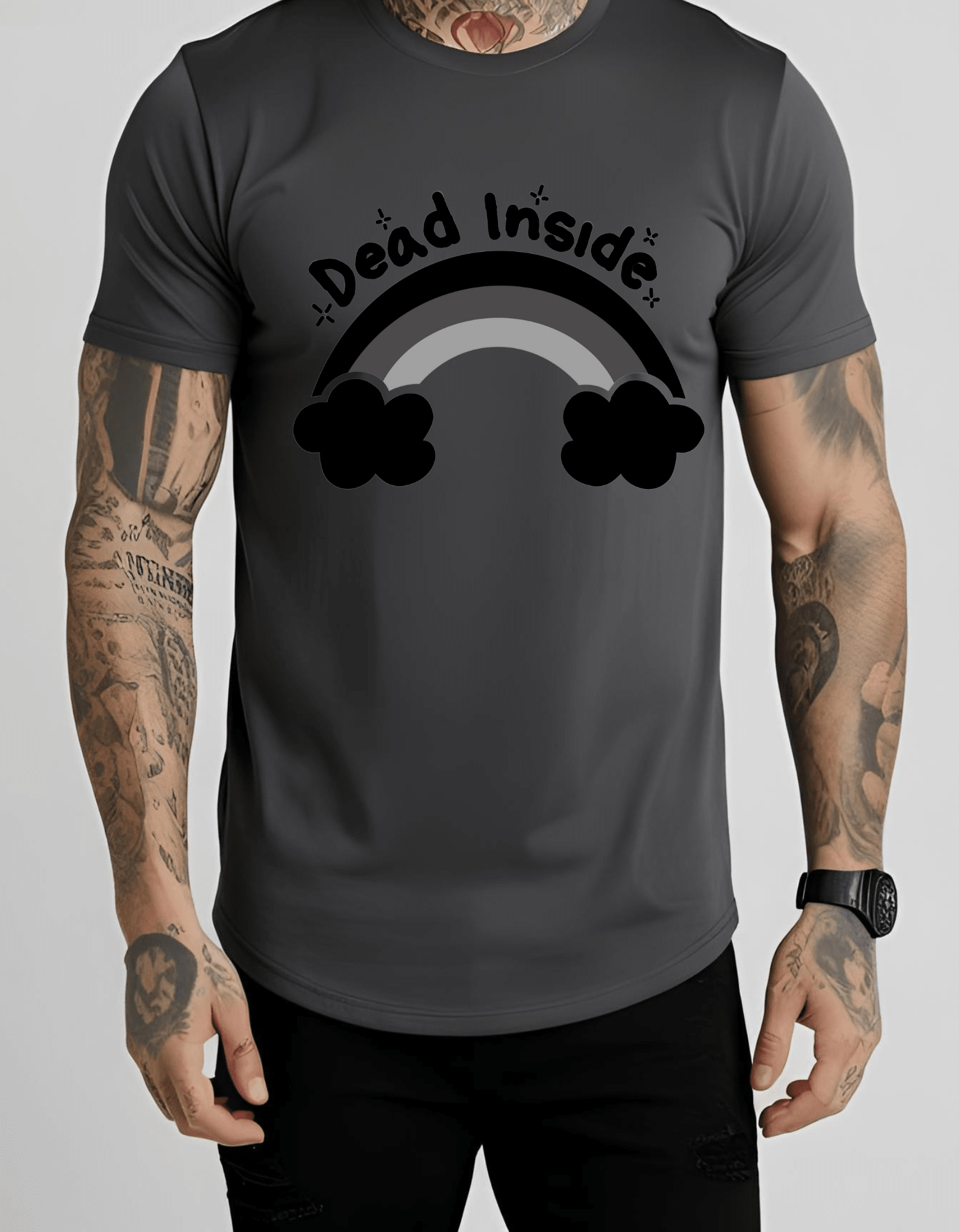 Dead Inside Unisex T Shirt Clothing - Gothic & Alternative Gift - Haunted