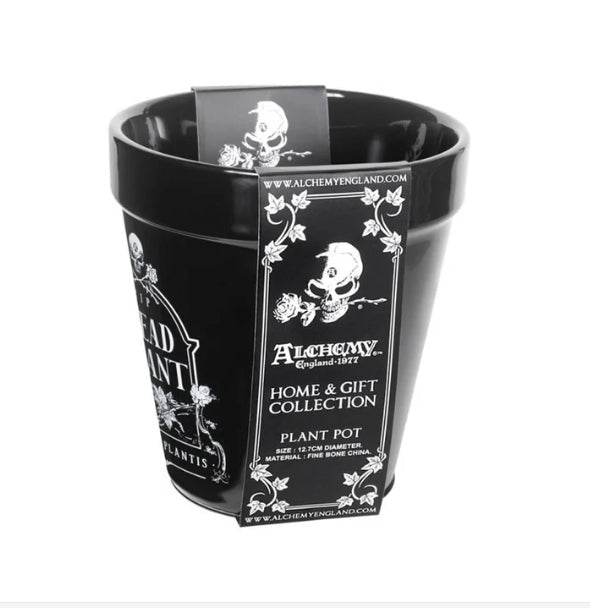 Dead Plant Thombstone Garden Plant Pot Garden Decor - Gothic & Alternative Gift - Haunted