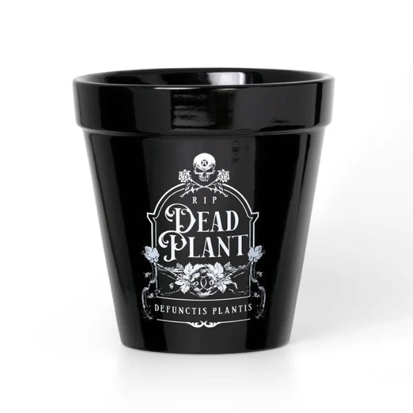 Dead Plant Thombstone Garden Plant Pot Garden Decor - Gothic & Alternative Gift - Haunted