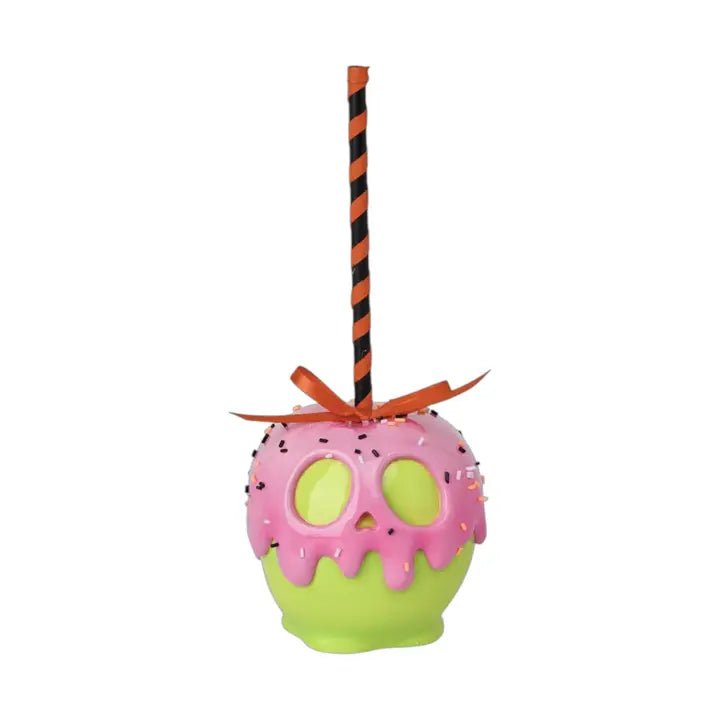 December Diamonds 9-Inch Poison Candy Apples, Set of 3 Home Decor - Gothic & Alternative Gift - Haunted