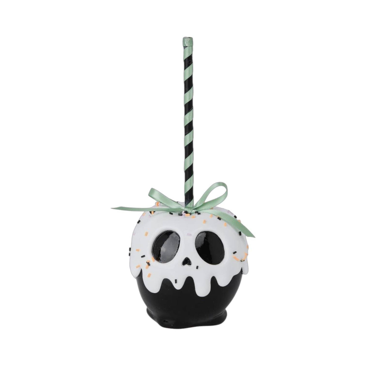 December Diamonds 9-Inch Poison Candy Apples, Set of 3 Home Decor - Gothic & Alternative Gift - Haunted