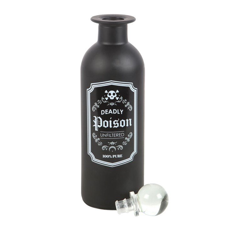 Decorative Glass Deadly Potion Bottle Decorative Accessories, - Gothic & Alternative Gift - Haunted