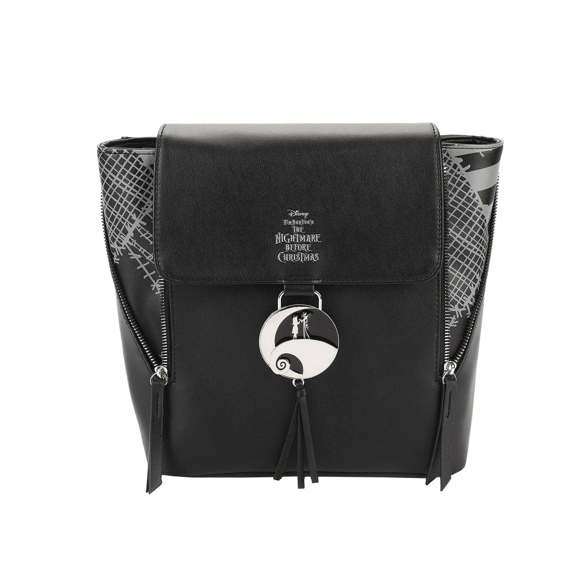 Disney Nightmare Before Christmas Jack Skellington Faux Leather Mini Backpack Bags & Accessories - Gothic & Alternative Gift - Haunted