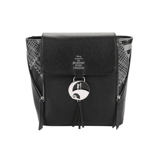 Disney Nightmare Before Christmas Jack Skellington Faux Leather Mini Backpack Bags & Accessories - Gothic & Alternative Gift - Haunted
