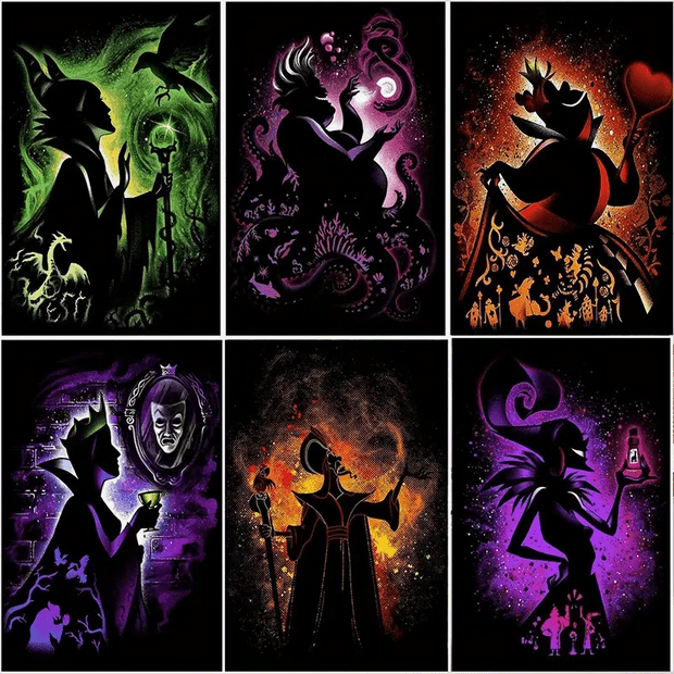 Disney Villains Diamond Art Kits Diamond Art - Gothic & Alternative Gift - Haunted