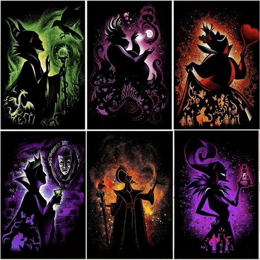 Disney Villains Diamond Art Kits Diamond Art - Gothic & Alternative Gift - Haunted