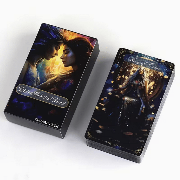 Divine Celestial Witch Tarot Card Deck Witch Supplies - Gothic & Alternative Gift - Haunted