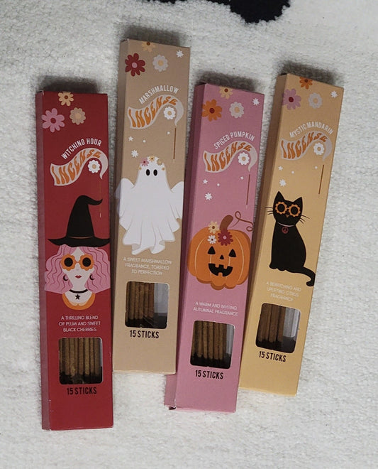 Divine Spells Halloween Scented Incense Sticks Incense - Gothic & Alternative Gift - Haunted