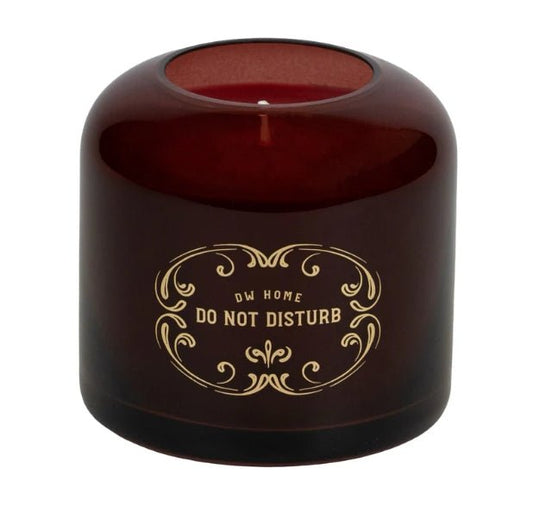 Do Not Disturb Dark Gothic Glass Candle Candles - Gothic & Alternative Gift - Haunted