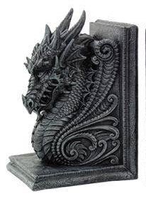 Dragon Bookend Set Book Holders Bookends - Gothic & Alternative Gift - Haunted