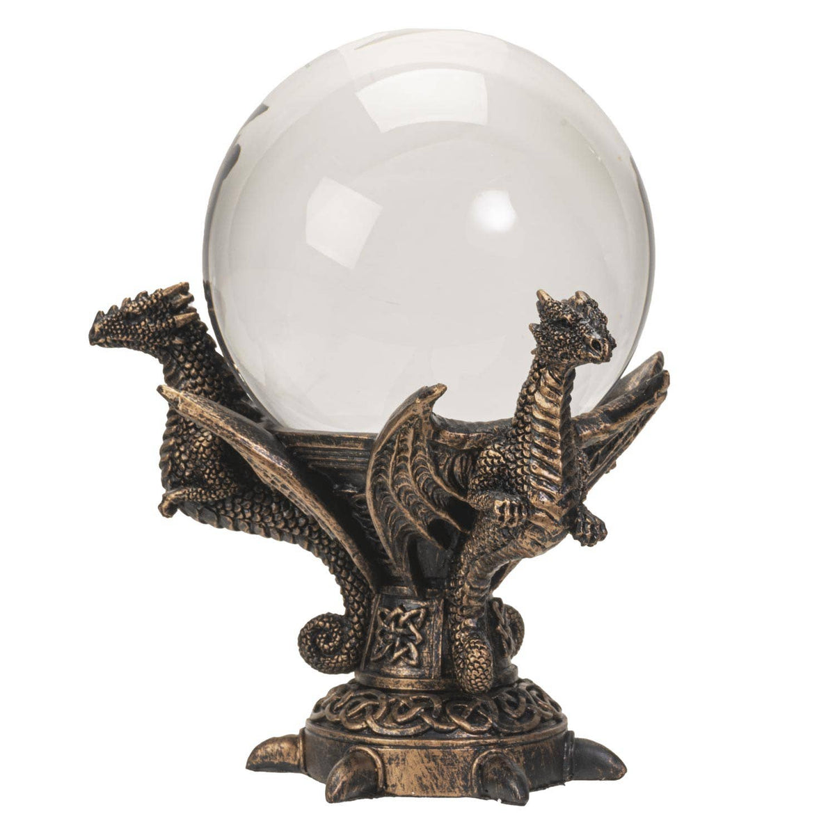 Dragon Gazing Crystal Ball Crystal - Gothic & Alternative Gift - Haunted