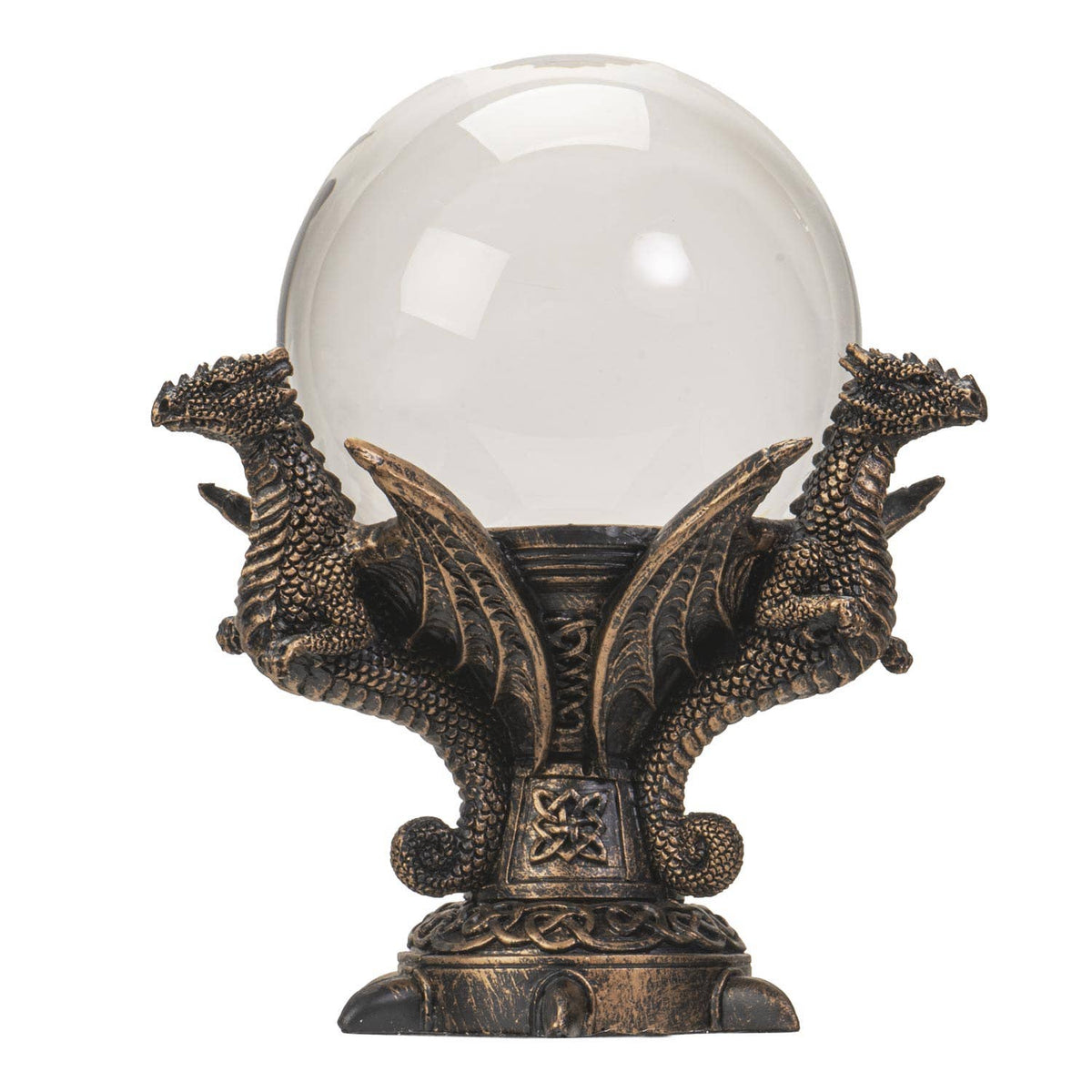 Dragon Gazing Crystal Ball Crystal - Gothic & Alternative Gift - Haunted