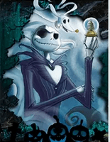 Dreamy Jack with Zero Nightmare Diamond Art Kit Diamond Art - Gothic & Alternative Gift - Haunted