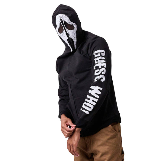 Ghostface Men's Full-Zip Cosplay Hoodie: XXL