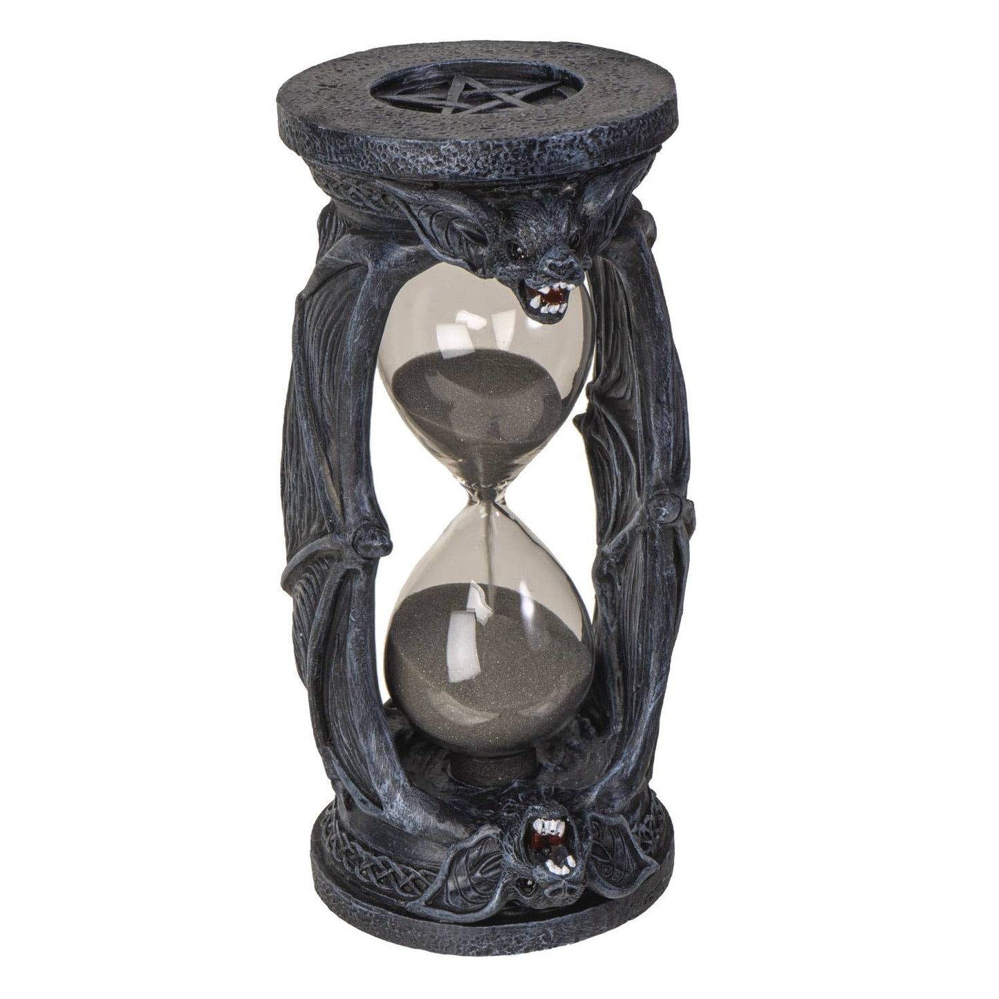 Vampire Bat Hour Glass Sand timer Decorative Tabletop Statue Figurine