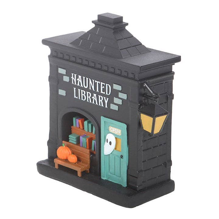 Haunted Library Halloween LED Light Up Decoration