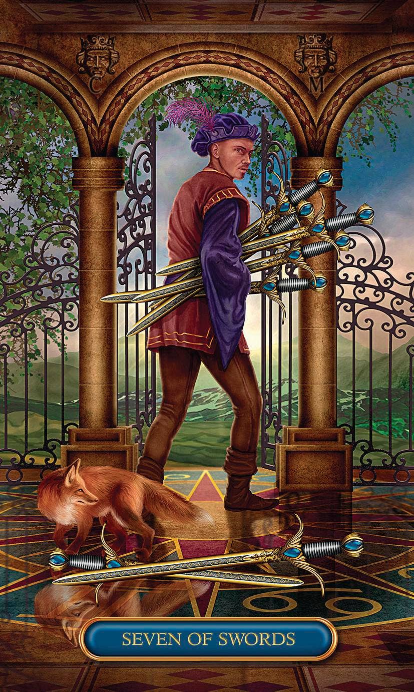 Easy Tarot Kit for Beginners – Gilded Tarot Royale & Handbook Tarot Decks - Gothic & Alternative Gift - Haunted