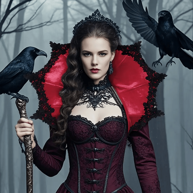 Elegant and Mysterious Victorian Gothic Vampire Collar Costumes - Gothic & Alternative Gift - Haunted