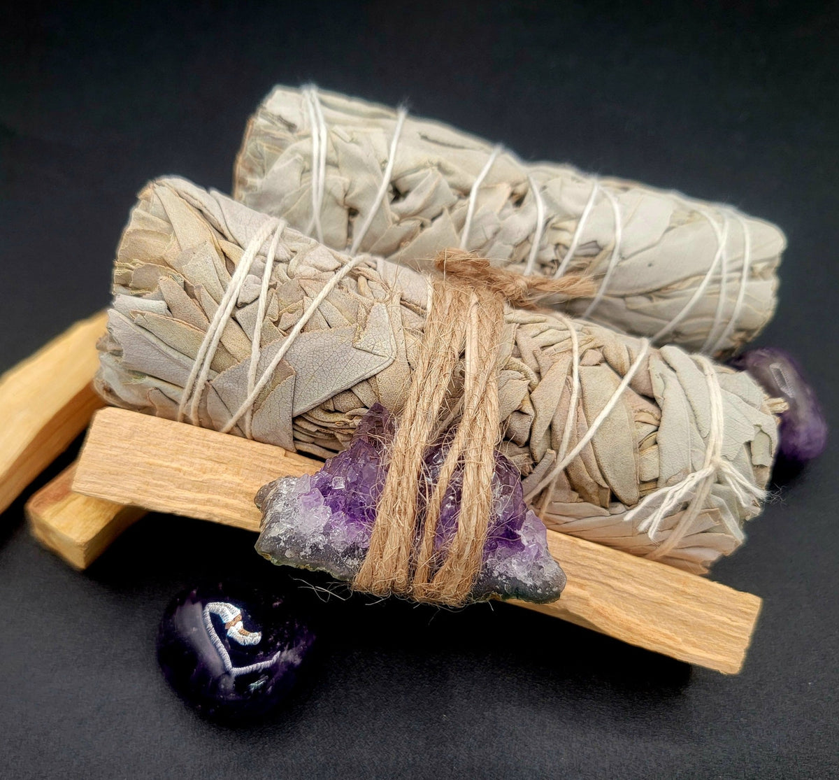 Energy Cleansing Essentials-Amethyst Crystals - Gothic & Alternative Gift - Haunted