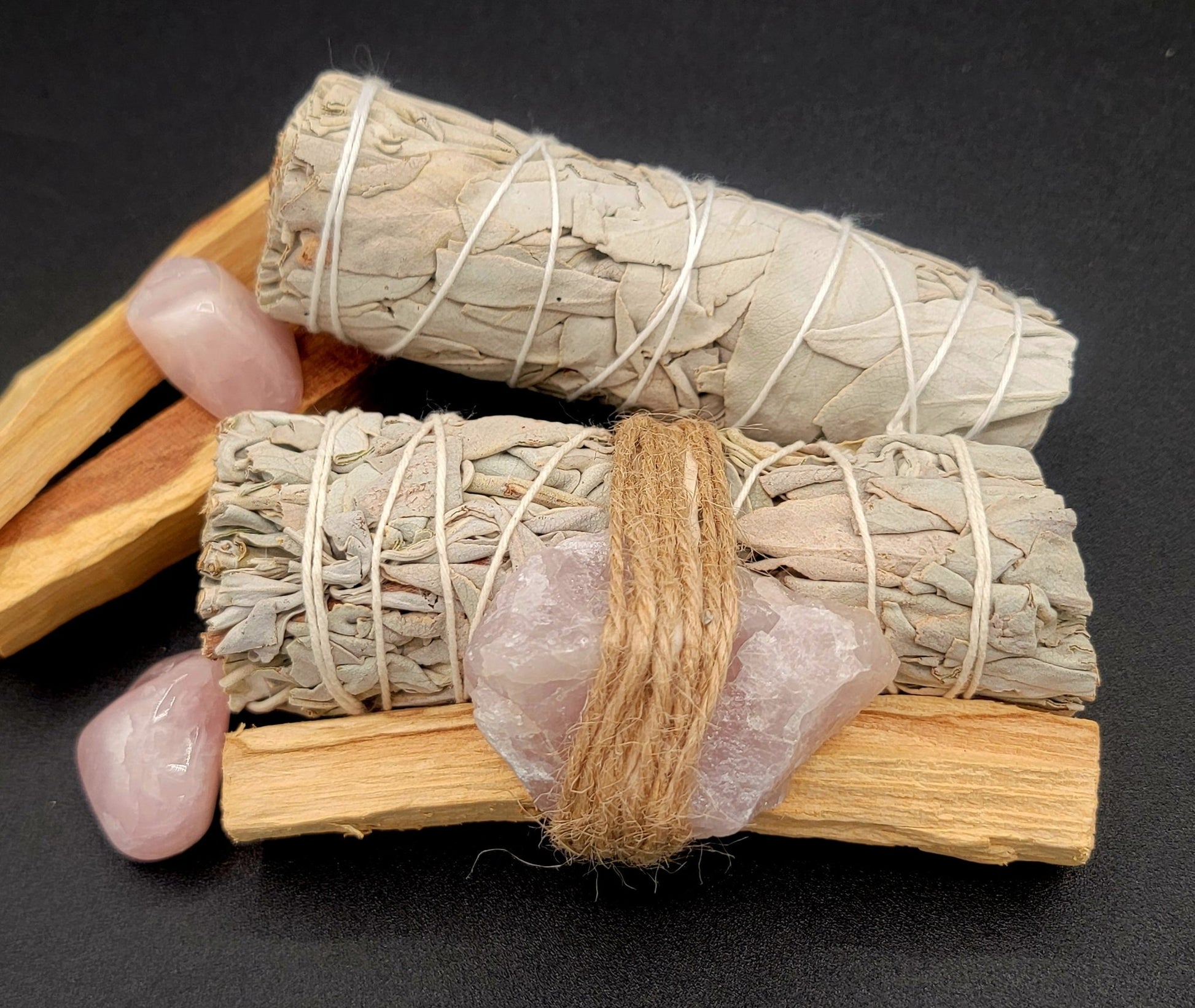 Energy Cleansing Essentials-Rose Quartz Crystals - Gothic & Alternative Gift - Haunted