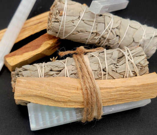 Energy Cleansing Essentials-Selenite Crystals - Gothic & Alternative Gift - Haunted