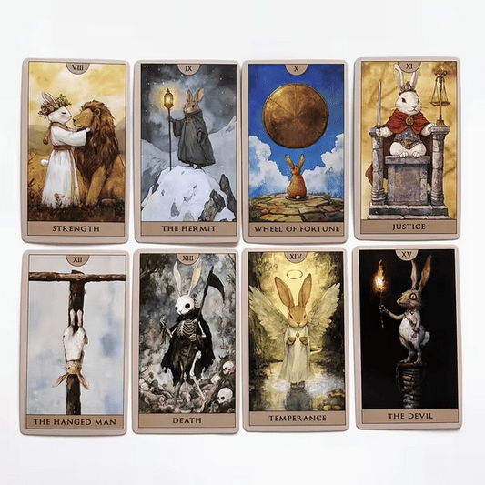 English Rabbit Tarot Card Deck Witch Supplies - Gothic & Alternative Gift - Haunted