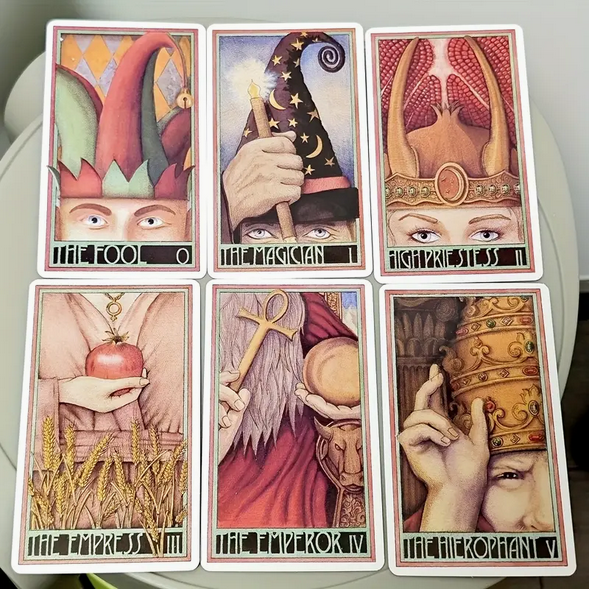 Erenberg Illuminating Tarot Card Deck Witch Supplies - Gothic & Alternative Gift - Haunted