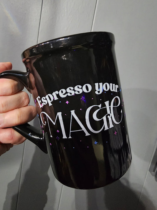Espresso your Magic Tall Coffee Mug Drinkware - Gothic & Alternative Gift - Haunted