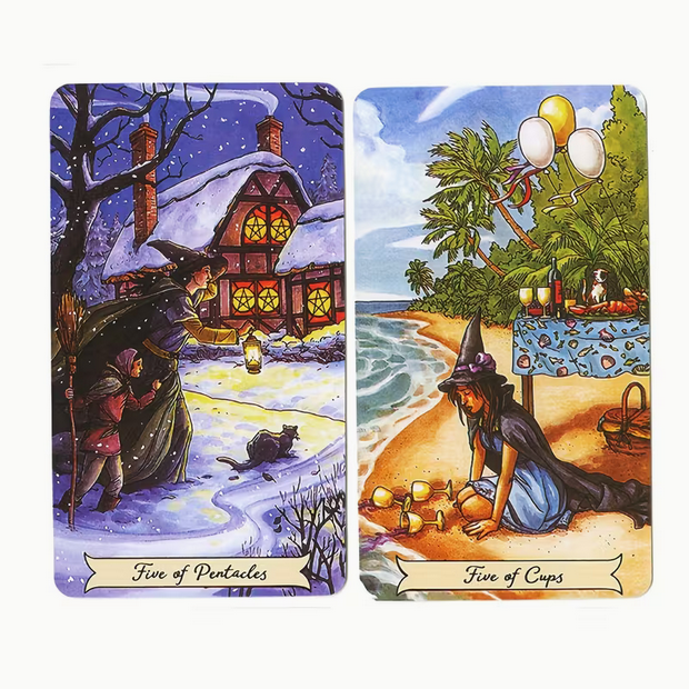 Everyday Witch Tarot Card Deck Witch Supplies - Gothic & Alternative Gift - Haunted
