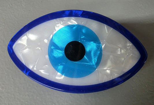 Evil Eye Large Hair Clip Accessories - Gothic & Alternative Gift - Haunted