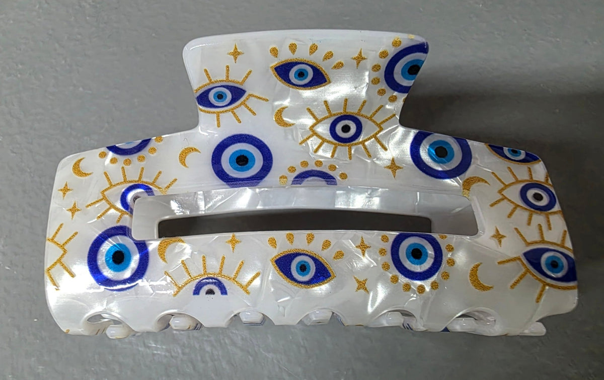 Evil Eye Large Hair Clip Accessories - Gothic & Alternative Gift - Haunted