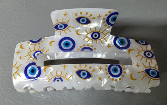 Evil Eye Large Hair Clip Accessories - Gothic & Alternative Gift - Haunted