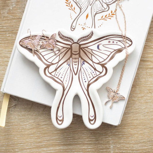 Luna Moth Shaped Trinket Dish
