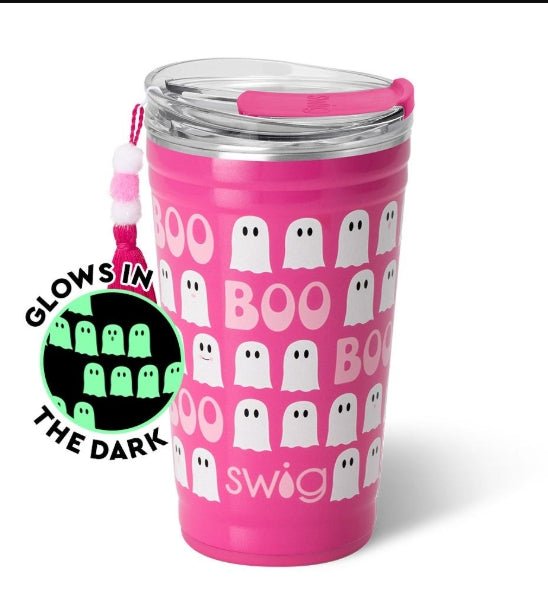 Faboolous Ghost Glow in the Dark Party Tumbler Swiglife Drinkware - Gothic & Alternative Gift - Haunted