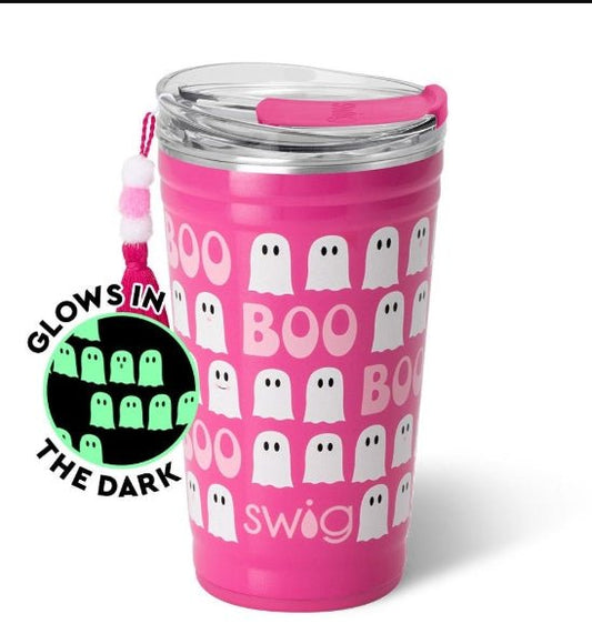 Faboolous Ghost Glow in the Dark Party Tumbler Swiglife Drinkware - Gothic & Alternative Gift - Haunted