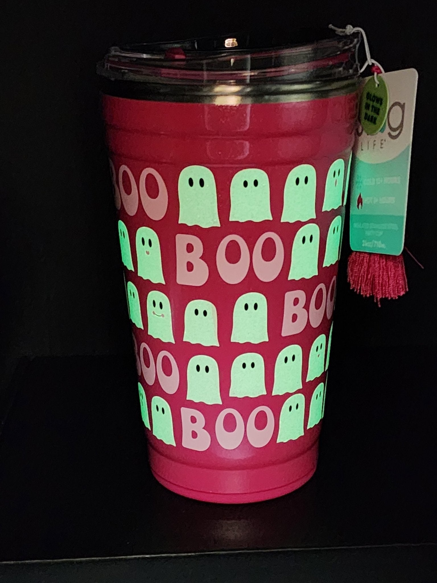 Faboolous Ghost Glow in the Dark Party Tumbler Swiglife Drinkware - Gothic & Alternative Gift - Haunted