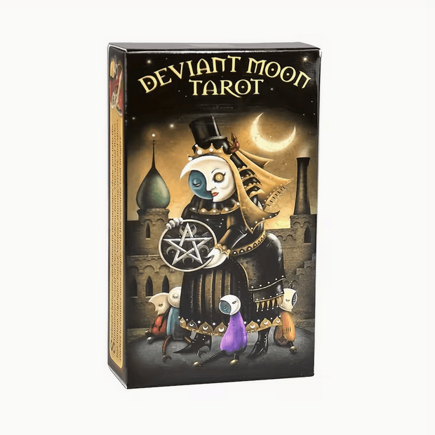 Fantasy Deviant Moon Tarot Card Deck Witch Supplies - Gothic & Alternative Gift - Haunted