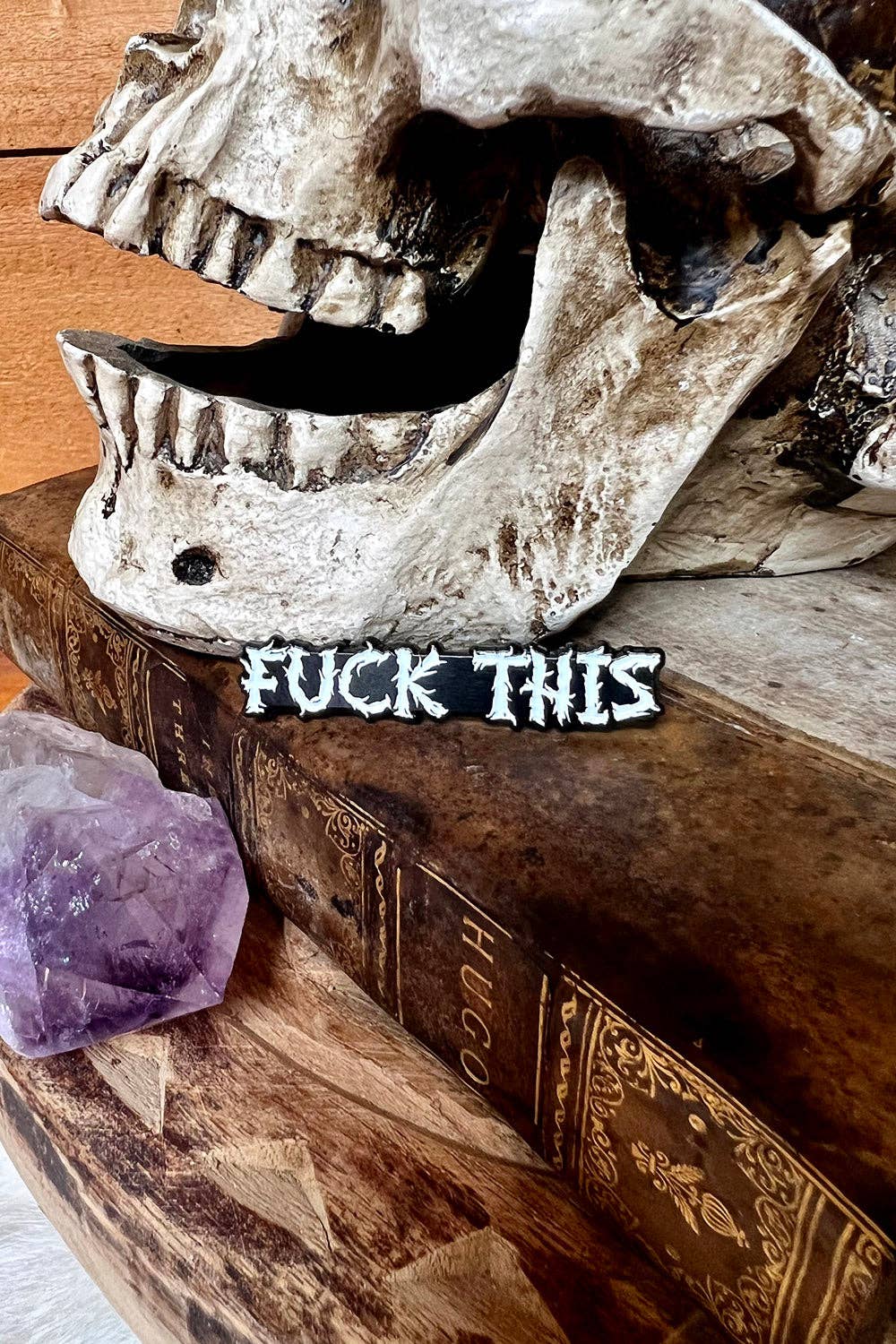 F*ck This Enamel Pin Accessories - Gothic & Alternative Gift - Haunted