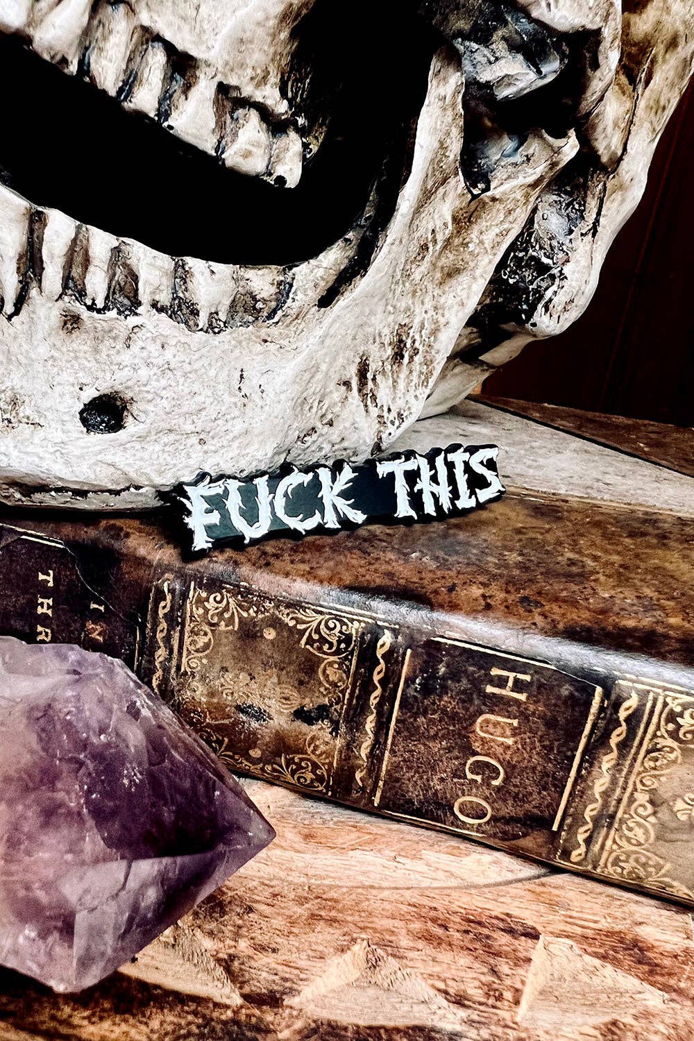 F*ck This Enamel Pin Accessories - Gothic & Alternative Gift - Haunted