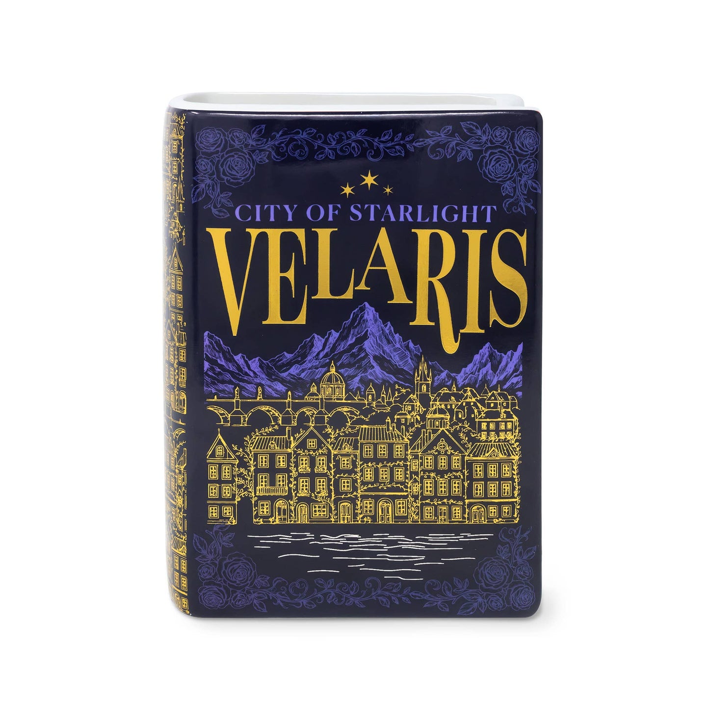 Velaris- Night Court  Large Book Shaped Vase
