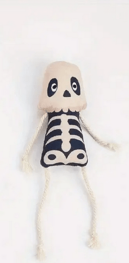 Floppy Skeleton Cat Toy Pet - Gothic & Alternative Gift - Haunted