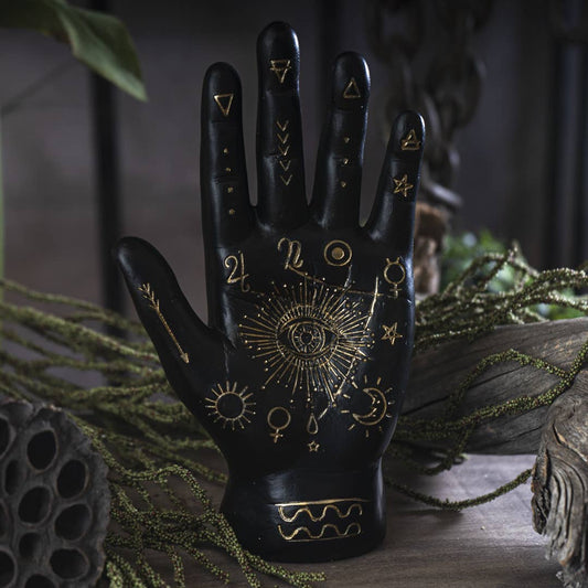 Fortune Teller Palm Hand Palmistry Witch Supplies - Gothic & Alternative Gift - Haunted